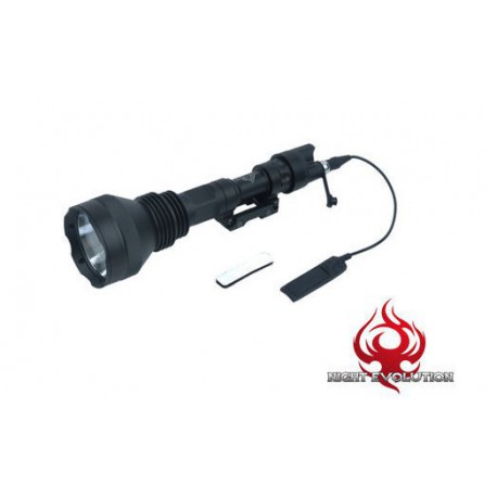 NIGHT EVOLUTION - Lampe M971 + support + Contacteur Déporté - NOIR NIGHT EVOLUTION - Lampe M971 + support + Contacteur Déporté - NOIR
