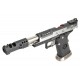 AW CUSTOM - Hi-capa HX2401 IPSC .38 Supercomp (culasse Split) GBB Gaz - 1 joule - SILVER