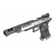 AW CUSTOM - Hi-capa HX2401 IPSC .38 Supercomp (culasse Split) GBB Gaz - 1 joule - SILVER