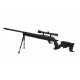 WELL - Pack Sniper MB04D Noir avec lunette 3-9X40 + bipied + sangle + housse