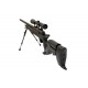 WELL - Pack Sniper MB04D Noir avec lunette 3-9X40 + bipied + sangle + housse