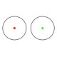 THETA OPTICS - Viseur point rouge/vert Micro T1compact II