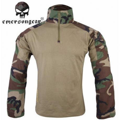 EMERSON - Combat shirt GEN 2 - WOODLAND