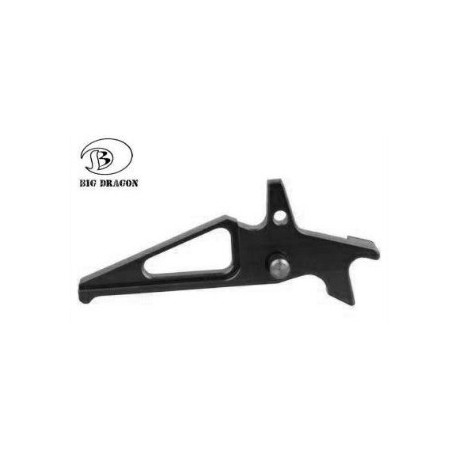 BIG DRAGON - Queue de détente en aluminium pour M4 - NOIR BIG DRAGON - Queue de détente en aluminium pour M4 - NOIR