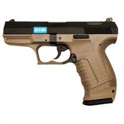 WE - Réplique Pistolet Airsoft P99  "GOD OF WAR" GBB Gaz - 0,9 joule - TAN