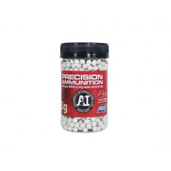 ASG - Pot de 1000 billes blanche de précision 0,43gr