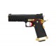 AW CUSTOM - Hi-Capa HX2002 GBB gaz - 1 joule - CULASSE NOIR/CANON OR