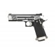 AW CUSTOM - Hi-Capa HX1001 GBB gaz (culasse split) - 1 joule - CHROME