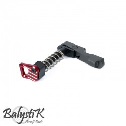 BALYSTIK - Magazine catch CNC ambidextre pour M4/M16 - ROUGE