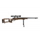 WELL - Sniper MB09D BOIS avec lunette de visée 3-9x40 + Bipied + Sangle + BB loader + Housse