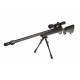 WELL - Pack Sniper MB07D Noir avec Bipied + lunette 3-9X40 + Sangle + BB loader + Housse