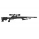 WELL - Pack Sniper MB11D Noir avec avec Bipied + lunette 3-9X40 + Sangle + BB loader + Housse