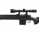 WELL - Pack Sniper MB4405D Noir avec avec Bipied + lunette 3-9X40 + Sangle + BB loader + Housse