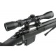 WELL - Sniper MB4405D avec lunette 3-9x40 et bipied - 1,5 joule - NOIR