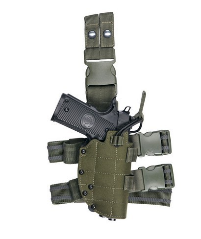 Holster cuisse P226 noir Airsoft CQC rigide droitier