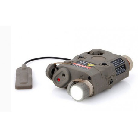 FMA - Boitier PEQ avec fonction lampe/laser rouge - TAN