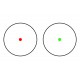 THETA OPTICS - Viseur point rouge/vert NOIR