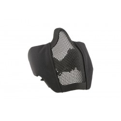 ULTIMATE TACTICAL - Masque grillagé avec attache pour casque - NOIR