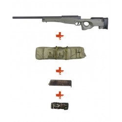 WELL - Pack Sniper MB01 WARRIOR I OD avec Sangle + BB loader + Housse