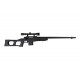 WELL - Pack Sniper MB4409C Noir avec lunette 3-9x40 + Sangle + BB loader + Housse