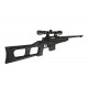 WELL - Pack Sniper MB4409C Noir avec lunette 3-9x40 + Sangle + BB loader + Housse