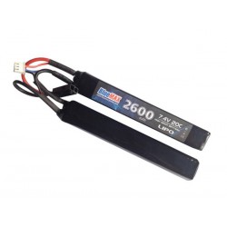 BLUE MAX - Batterie Lipo 7,4V 2600mAh 20C