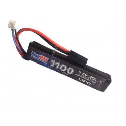 BLUE MAX - Batterie Lipo 7,4V 1100mAh 20C
