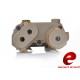 ELEMENT AIRSOFT - Boitier PEQ tan avec fonction lampe LED/ IR /laser rouge