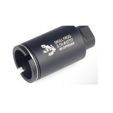 ELEMENT AIRSOFT - Mini amplificateur de son SKULL FROG noir 67mm