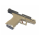 WE - Réplique Pistolet Airsoft S19 G-FORCE T2 - Noir/Silver/Tan
