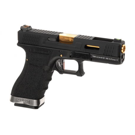WE - S17 G-FORCE T1 GBB Gaz - 1 Joule - NOIR/OR/NOIR WE - S17 G-FORCE T1 GBB Gaz - 1 Joule - NOIR/OR/NOIR