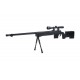 WELL - Pack Sniper MB4416D Noir avec bipied + lunette 3-9x40 + sangle + BB loader + Housse