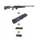 WELL - Pack Sniper MB4414A Noir avec Sangle + BB loader + Housse