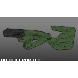 Sur - KIT Bullpup Designed pour GHK & WE fixed stock AK GBB - OD
