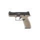 Pistolet Airsoft XFG GBB Gaz - 0,9 joule - TAN