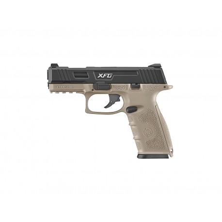 Pistolet Airsoft XFG GBB Gaz - 0,9 joule - TAN - Heritage Airsoft