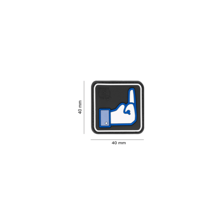 JTG - Patch PVC Dislike Rubber JTG - Patch PVC Dislike Rubber