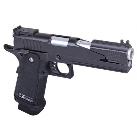 WE - Hi-Capa 5.1 A GBB Gaz - 0,9 Joule - NOIR WE - Hi-Capa 5.1 A GBB Gaz - 0,9 Joule - NOIR