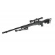 WELL - Pack Sniper MB12D Noir avec bipied + lunette 3-9x40 + sangle + BB loader + Housse