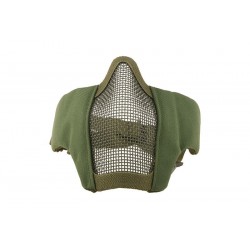 ULTIMATE TACTICAL - Masque grillagé avec attache pour casque - OD