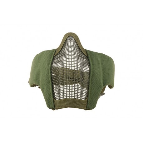 Masque grillagé OD avec attache pour casque - Ultimate Tactical