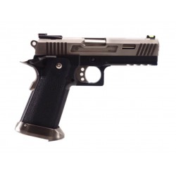 WE - Hi-Capa 4.3 ALLOSAURUS GBB Gaz - 0,9 Joule - SILVER