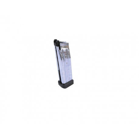 Chargeur HI-CAPA 5.1 Gaz 31 billes silver - TOKYO MARUI Chargeur HI-CAPA 5.1 Gaz 31 billes silver - TOKYO MARUI