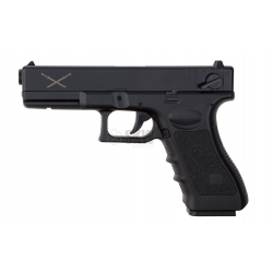 SAIGO - Réplique Pistolet Airsoft YAKUZA 18 AEP avec batterie Lipo - NOIR