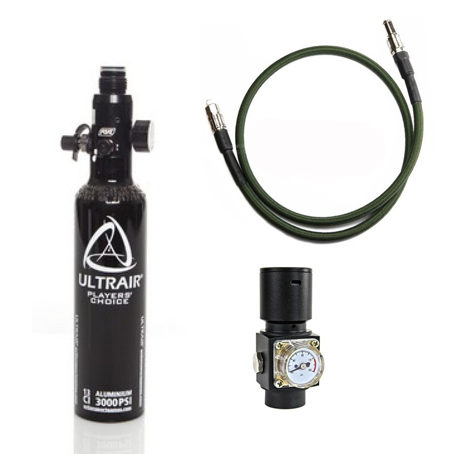Kit HPA Complet PolarStar Pour Airsoft - Régulateur + Ligne + Bouteille, Occasion Fonctionnelle, Origine France
