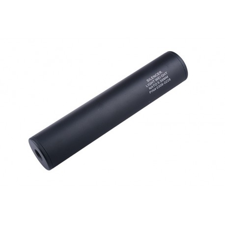 WELL - Silencieux universel 40X200mm - NOIR WELL - Silencieux universel 40X200mm - NOIR