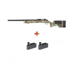 SPECNA ARMS - Pack Sniper SA-S02 CORE MULTICAM + 2 chargeurs sup