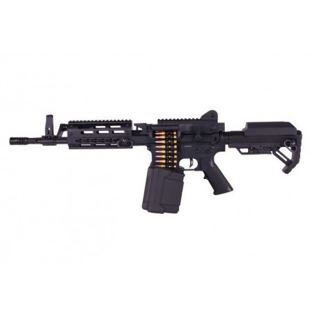 LMG courte Machine Gun Full Métal AEG 1.4J - GOLDEN EAGLE LMG courte Machine Gun Full Métal AEG 1.4J - GOLDEN EAGLE