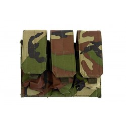 GFC - Poches triple pour chargeurs type M4/M16 - Woodland 