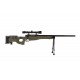 WELL - Pack Sniper MB08D OD avec lunette 3-9X40 + Bipied + Sangle + BB loader + Housse